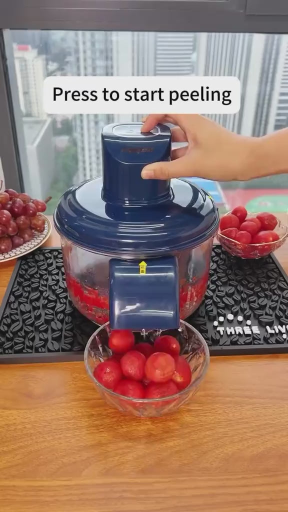 SpinPeel automatic peeler demo video 8