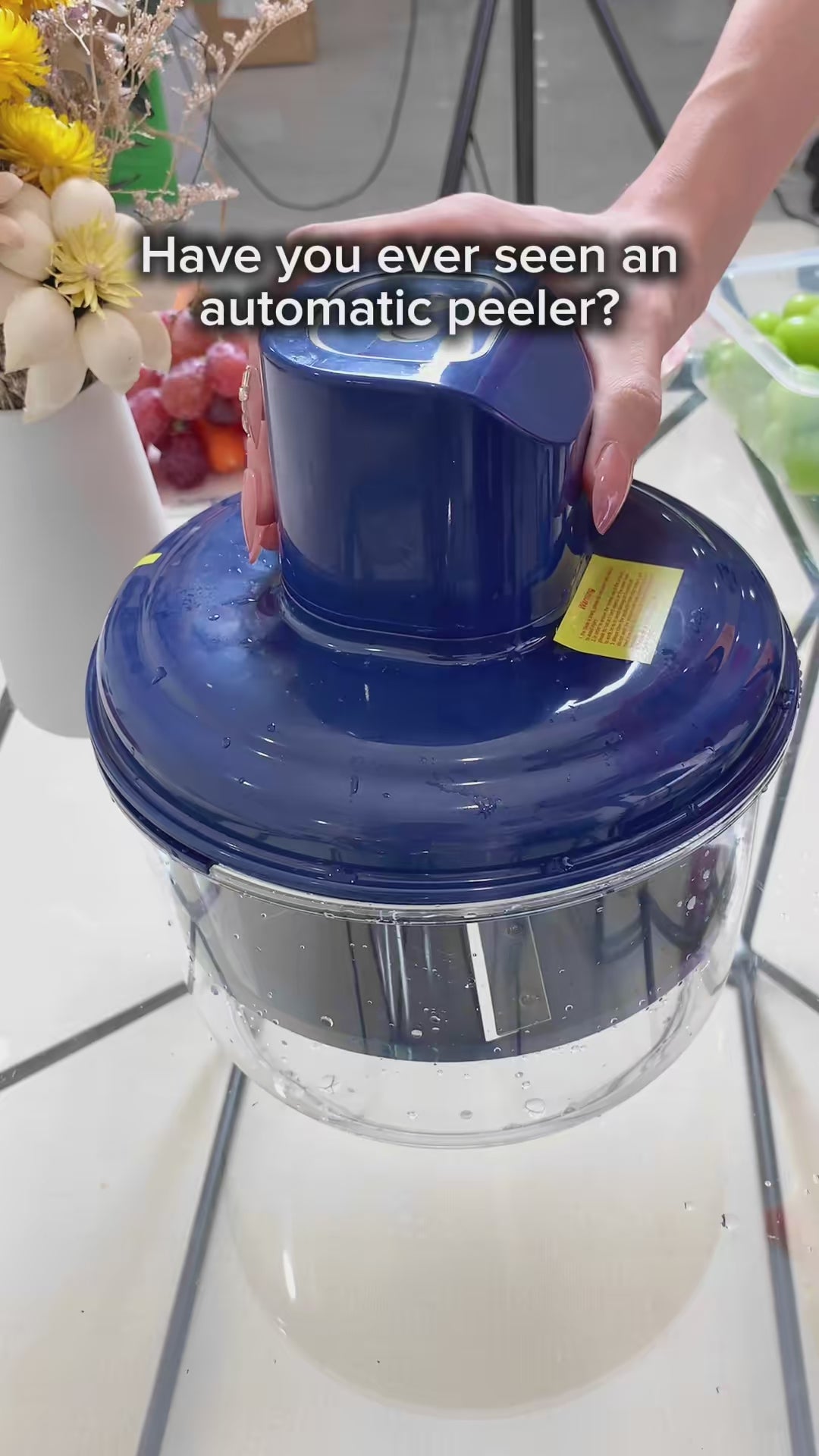 SpinPeel automatic peeler demo video 7